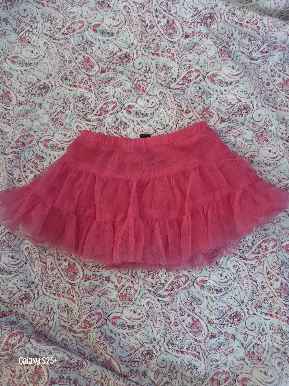 Old Navy Hot Pink Layered Tulle Skater Skirt